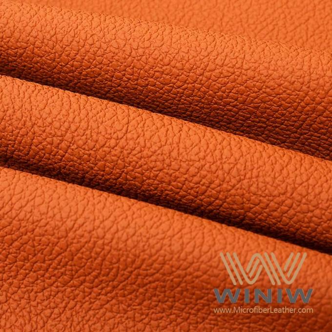 αποτυπωμένο σε ανάγλυφο microfiber PU λίτσι δέρμα 1.2mm για Lather Vegan τσαντών