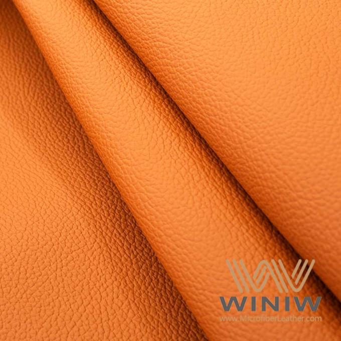 αποτυπωμένο σε ανάγλυφο microfiber PU λίτσι δέρμα 1.2mm για Lather Vegan τσαντών