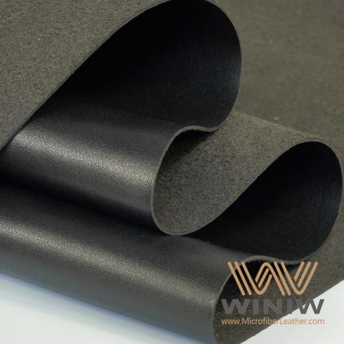 0.8mm τεχνητό PU καθρεφτών ομαλό δέρμα Microfiber για Lather Vegan τσαντών