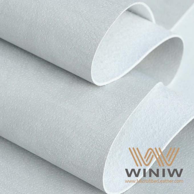 Υψηλό σημείο άσπρο PU Microfiber για τα παπούτσια αρχιμαγείρων
