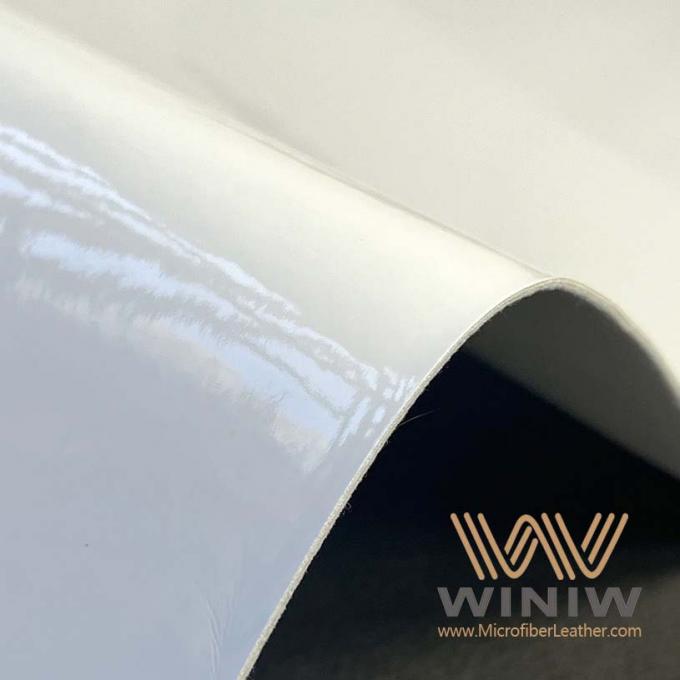 WINIW σφιχτό δέρμα Microfiber ινών άσπρο συνθετικό για το ποδόσφαιρο