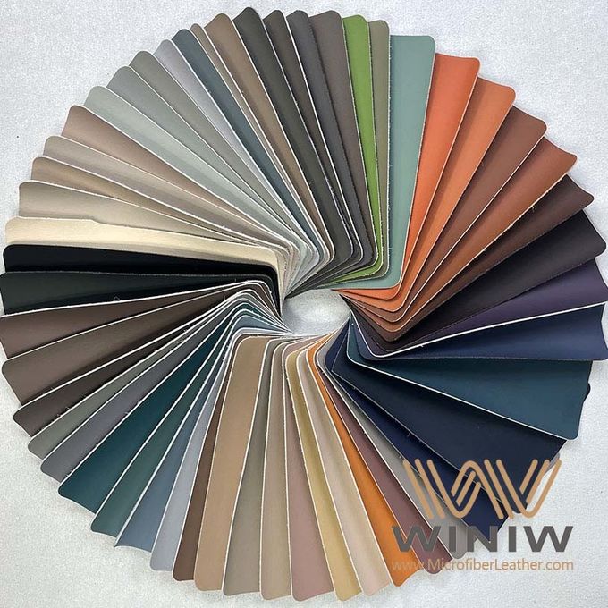 διάφορο δέρμα χρωμάτων microfiber για τον καναπέ που επιλέγει