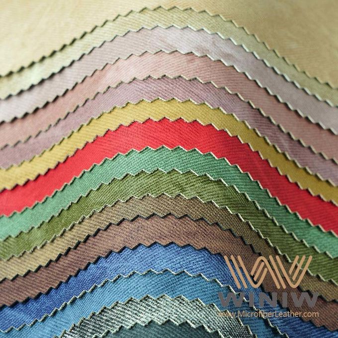 microfiber PU τεχνητού δέρματος ύφασμα από το εργοστάσιο της Κίνας